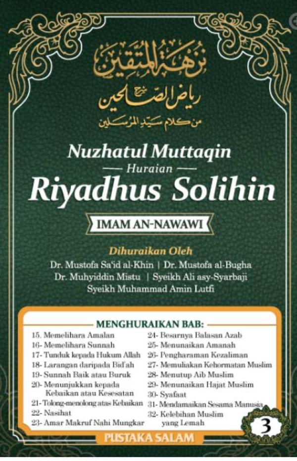 Riyadhus Solihin - Nuzhatul Muttaqin (Jilid 3)