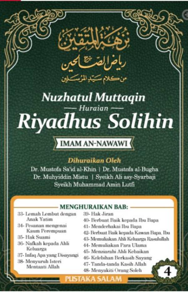 Riyadhus Solihin - Nuzhatul Muttaqin (Jilid 4)